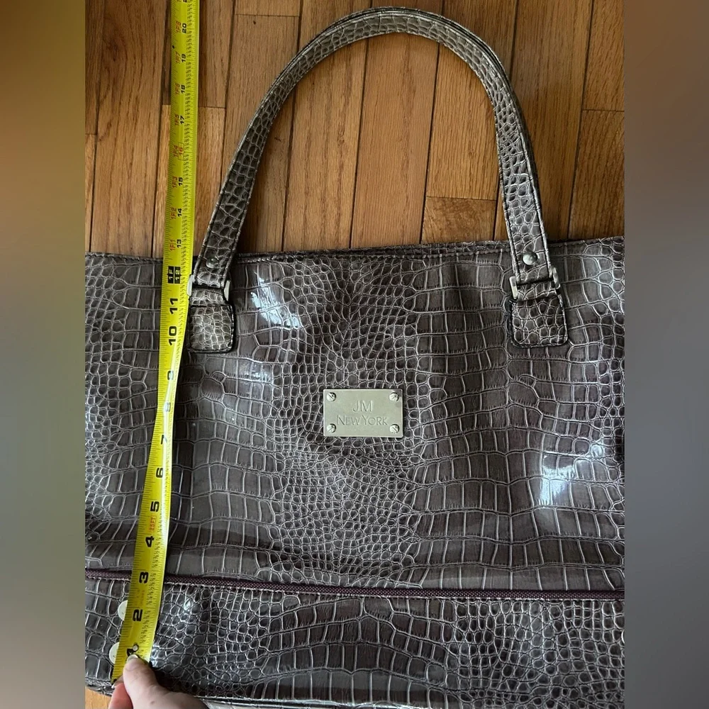 JM New York Tote faux-croc-embossed Tech Travel Tote Bag